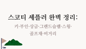 스코티 셰플러 완벽 정리: 키·부인·상금·그랜드슬램·스윙·골프채·비거리